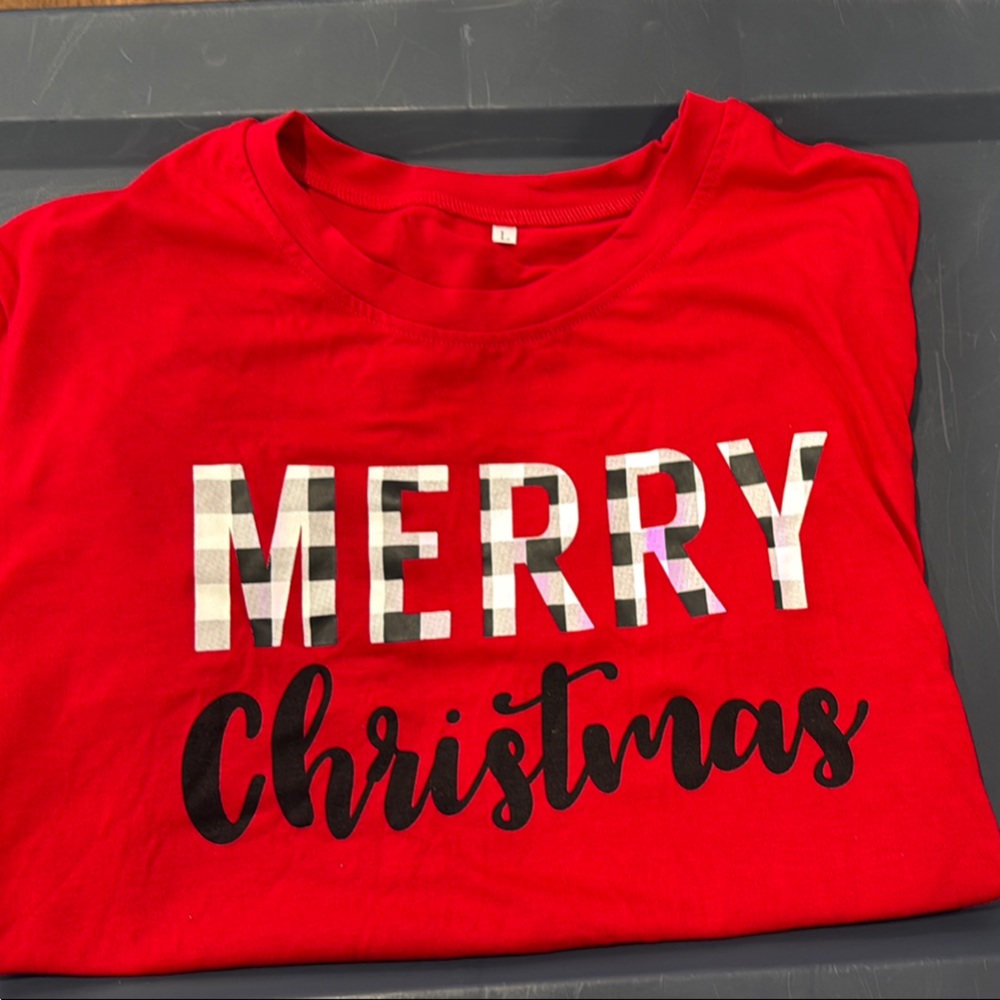 Red Merry Christmas T-Shirt